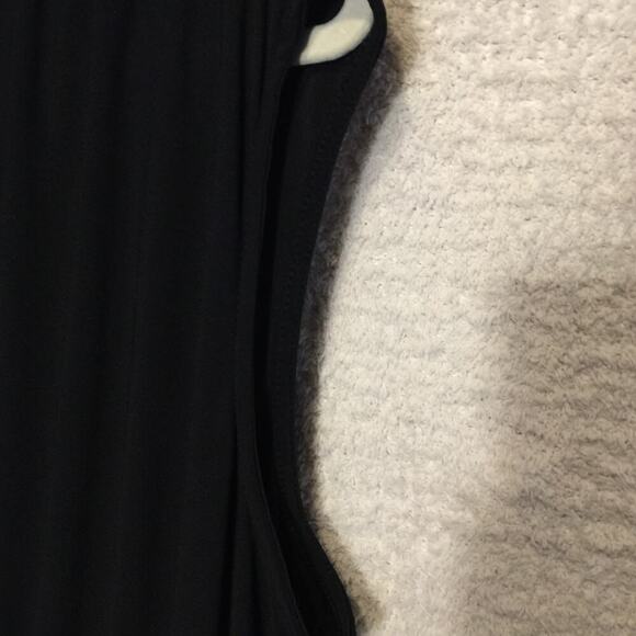 Apt. 9 Women's Black Sleeveless Jumpsuit pockets Elastic Waist XL - Picture 2 of 9